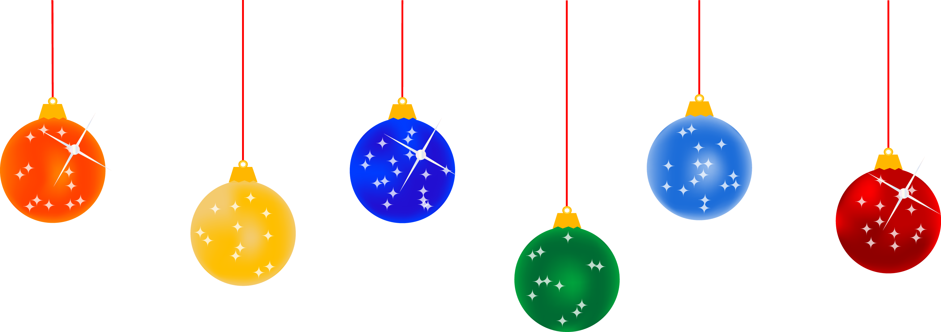 hanging holiday bulbs